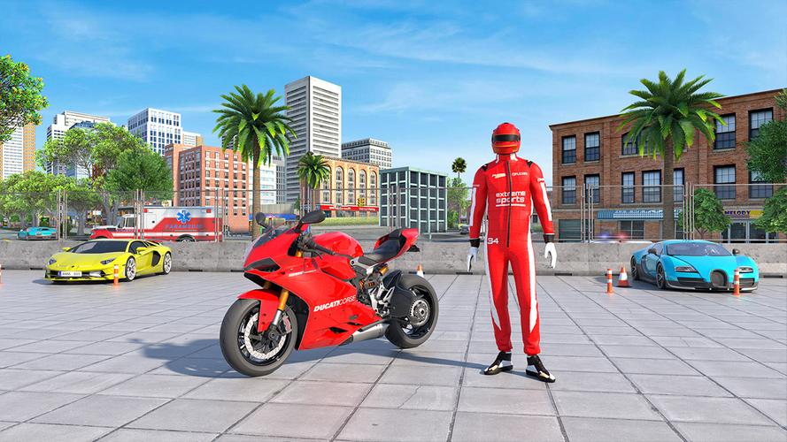 Moto Race: Bike Racing Games Скриншот 1
