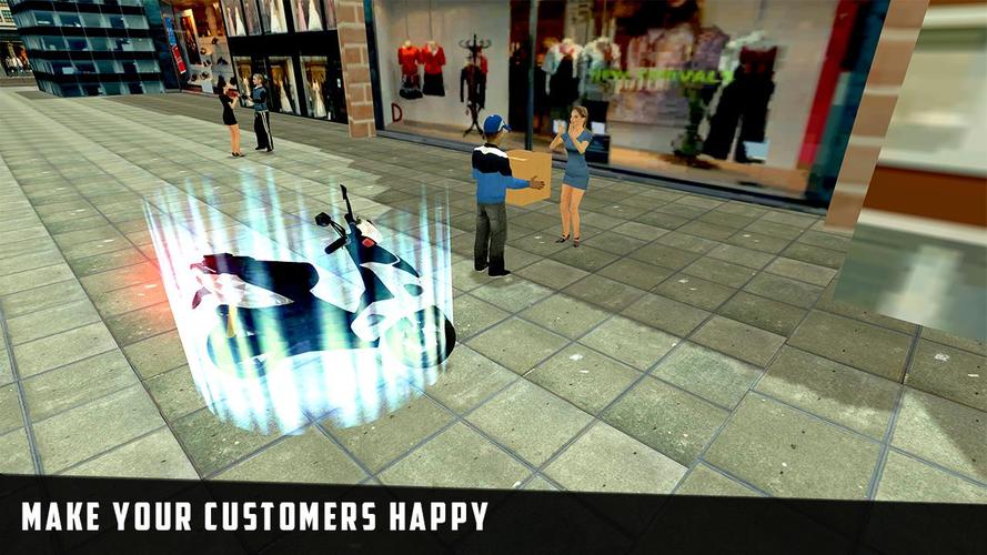 City Courier Delivery Rider Скриншот 4