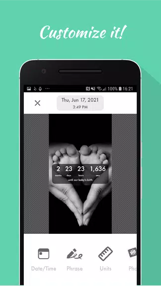 Baby Countdown Widget應用截圖第2張
