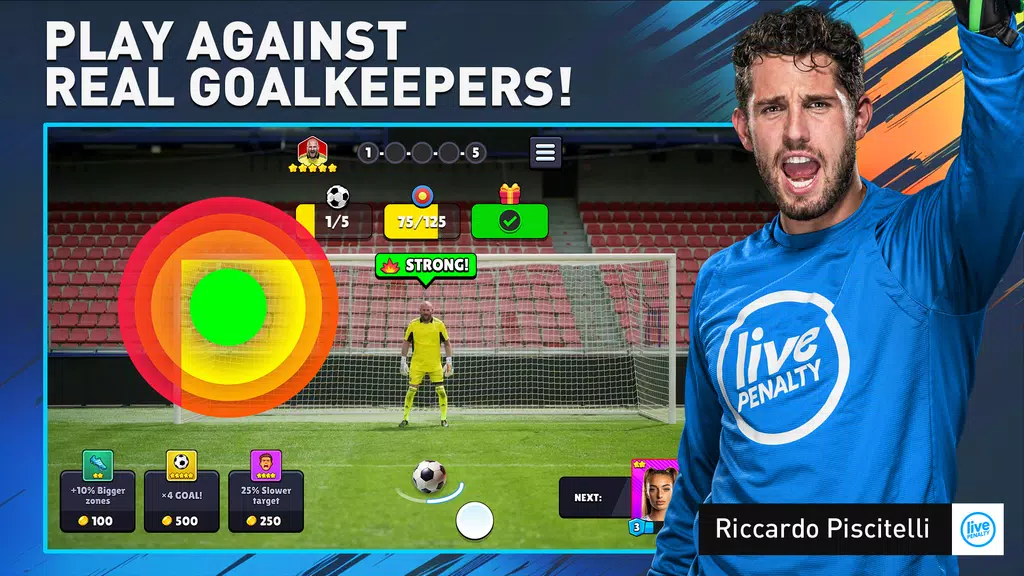 Soccer Penalty: Live Goalie स्क्रीनशॉट 1