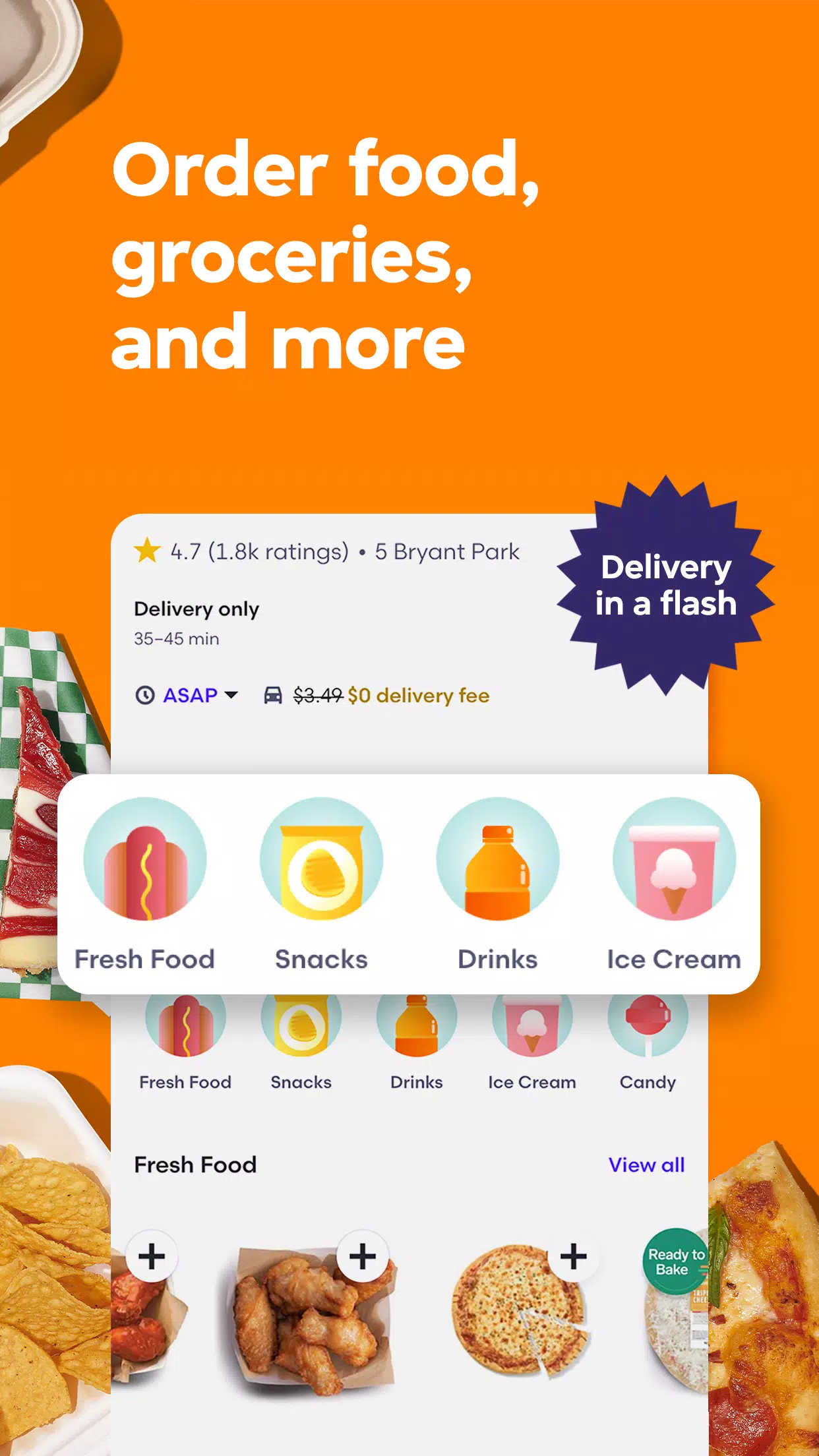 Grubhub: Food Delivery 스크린샷 2