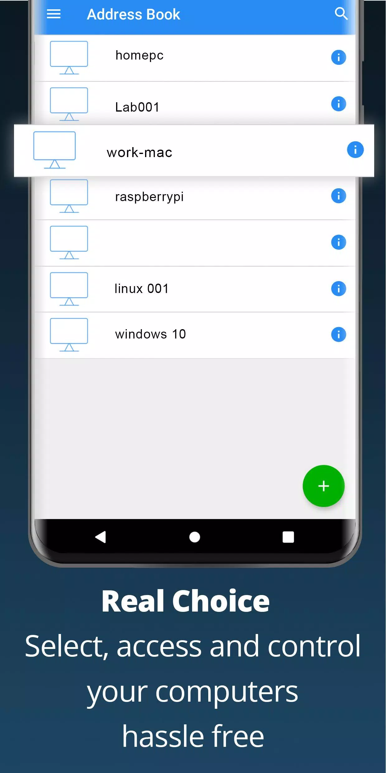 RealVNC Viewer: Remote Desktop Captura de pantalla 4