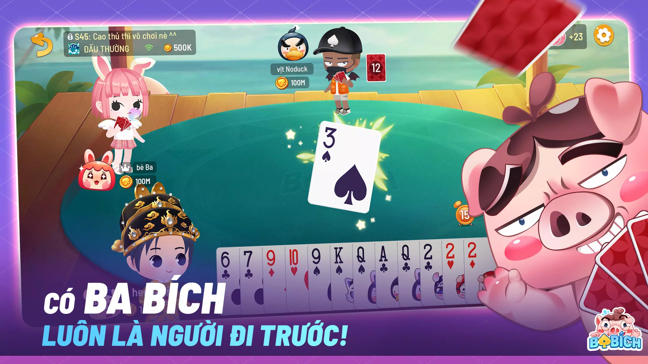 Ba Bich - Tien Len Mien Nam Captura de tela 2