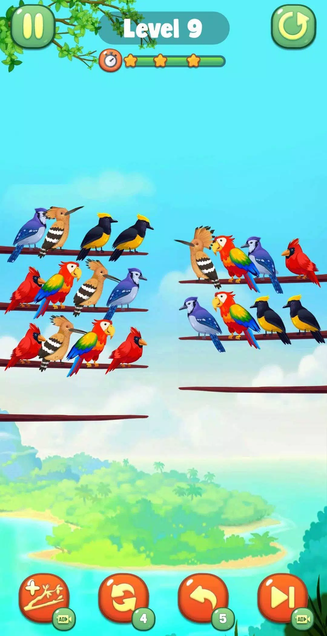 Bird Sort Screenshot 2