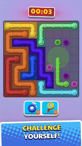 Connect Pipe! Color Line Game Screenshot 4