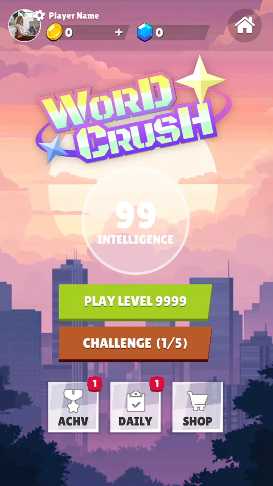 WordCrush Captura de pantalla 1