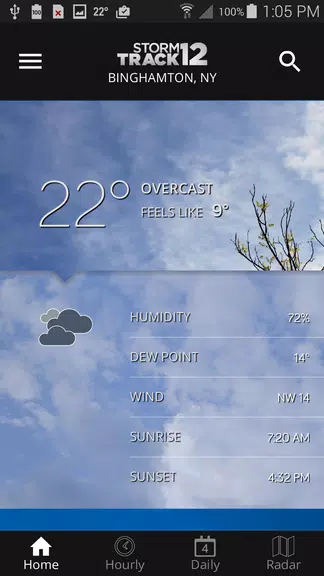 WBNG Storm Track 12 스크린샷 1