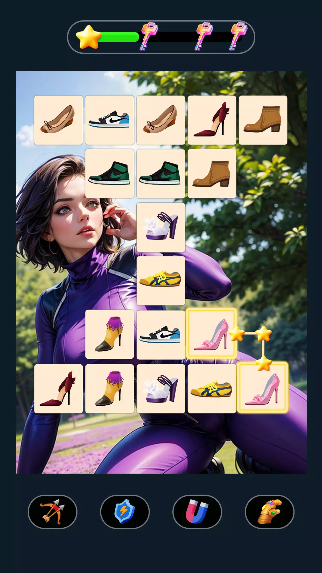 Fantasy Onet - Match Girl Game Скриншот 1
