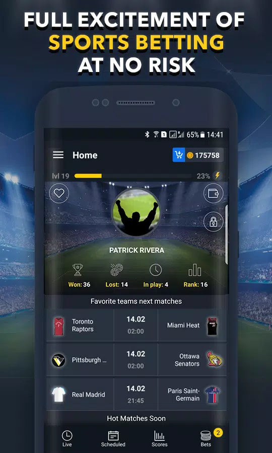 Sports Betting Game - BET UP スクリーンショット 2
