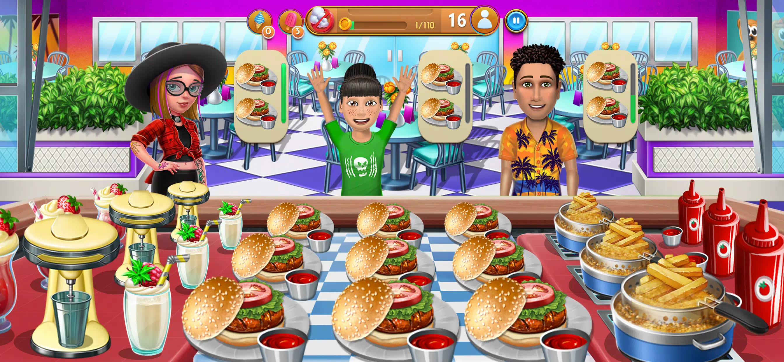 バーチャルファミリー：クックオフ スクリーンショット 1