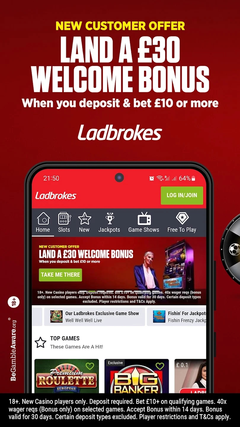 Ladbrokes Casino Slots & Games स्क्रीनशॉट 2