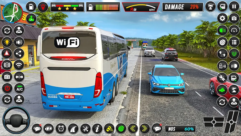 Bus Games 3D City Bus Driving स्क्रीनशॉट 1