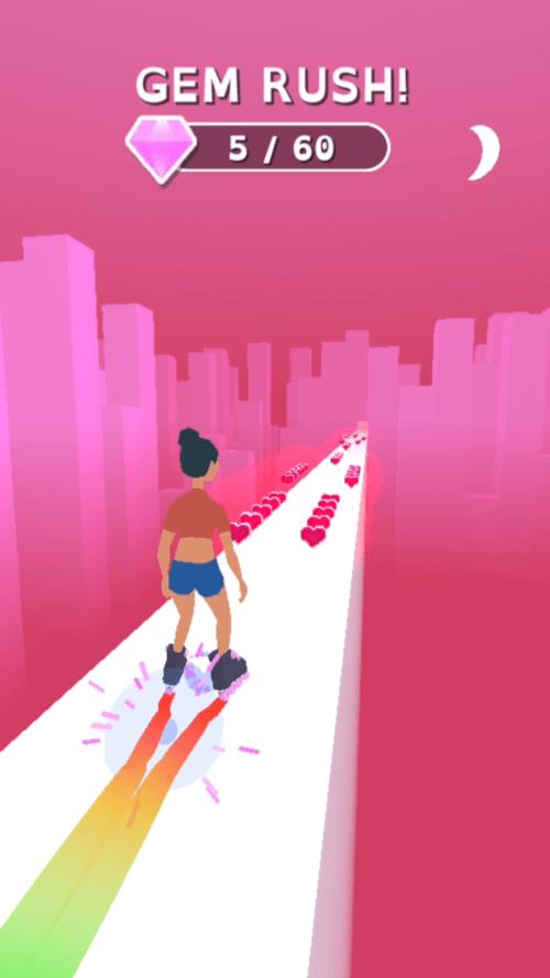 Sky Roller: Rainbow Skating Скриншот 2