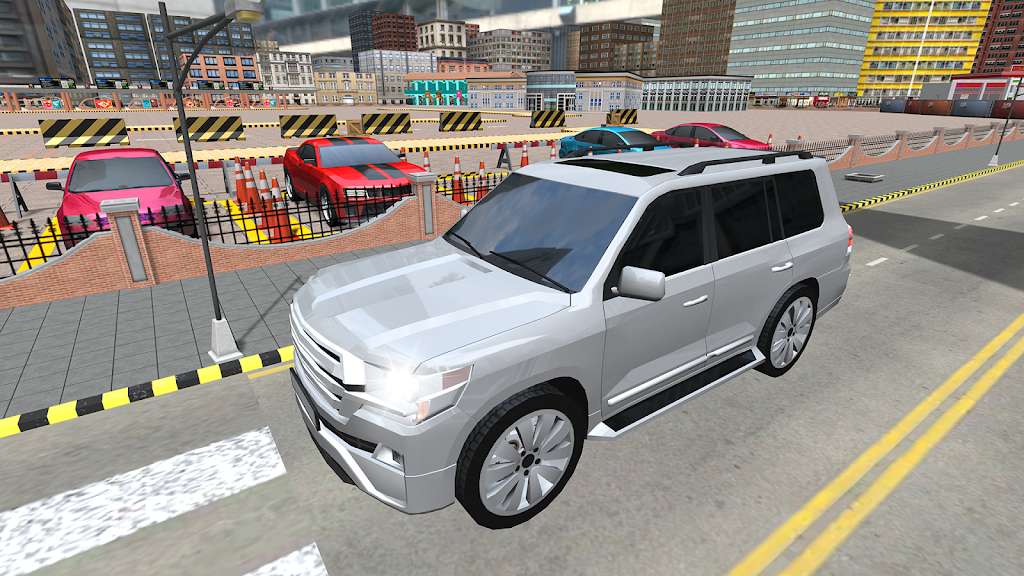 Prado Car Parking Driving Game Captura de tela 1