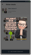 Stiker Lebaran Idul Fitri 2020 WAStickerApps Captura de pantalla 1