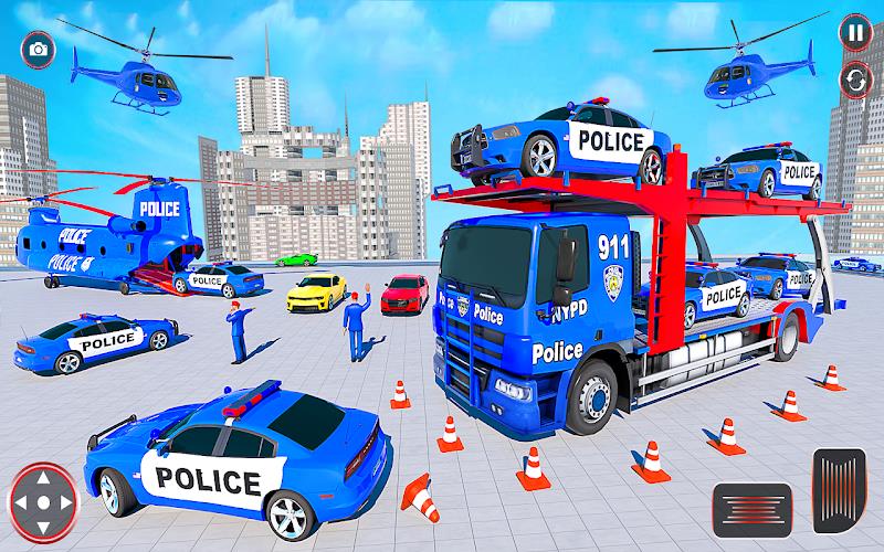 Grand Vehicle Police Transport Captura de pantalla 1