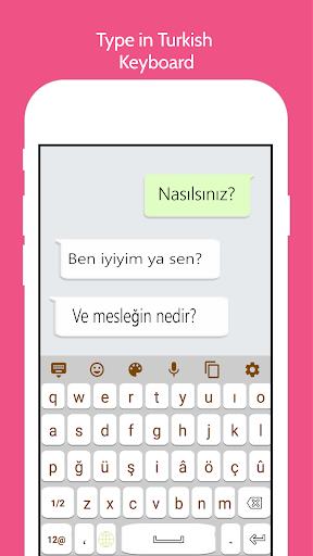 Turkish Language Keyboard Captura de tela 3