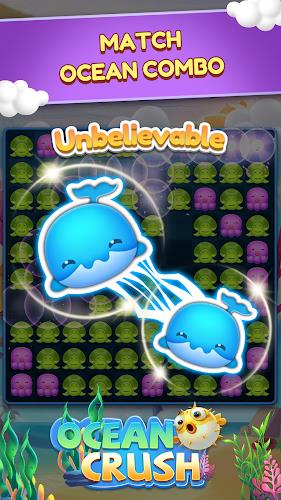 Ocean Crush-Matching Games Screenshot 1