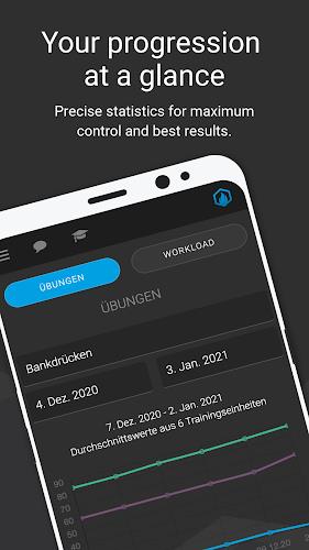 Workout tracker GAINSFIRE Capture d'écran 3