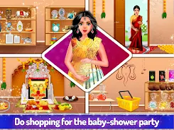 Indian Fashion Mom Baby Shower Captura de pantalla 4