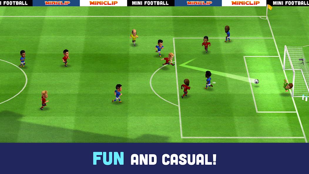 Mini Football - Mobile Soccer Mod Screenshot 2