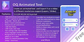 Animated Text Creator - Text A Captura de tela 1