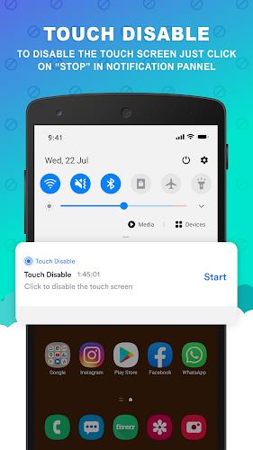 Touch Disable: Lock Screen Captura de pantalla 3