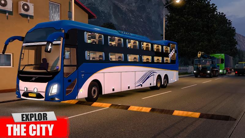 Euro Coach Bus Driving Games Captura de pantalla 1