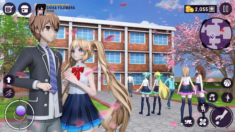 Sakura High School Girls Games Captura de tela 3