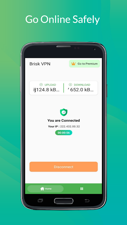 Brisk VPN Captura de tela 4