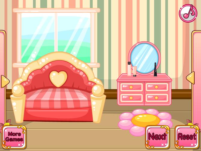 Princess Doll House Decoration Скриншот 3