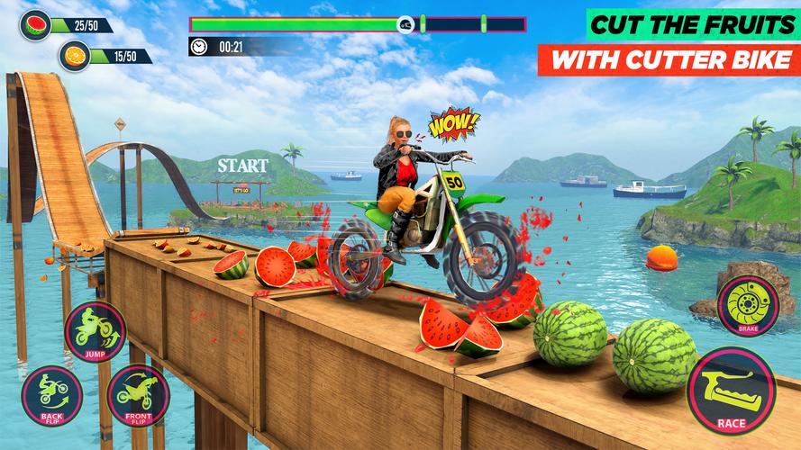 Bike Stunt Game: Tricks Master Capture d'écran 2