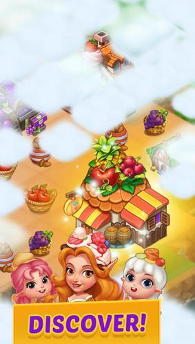 美食大陸 - 合併2048，烹飪遊戲，益智遊戲應用截圖第3張