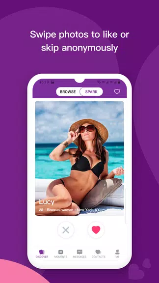 Les: Lesbian Dating & Chat App Captura de tela 2