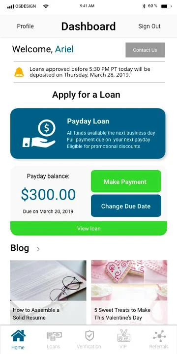 Net Pay Advance 스크린샷 2