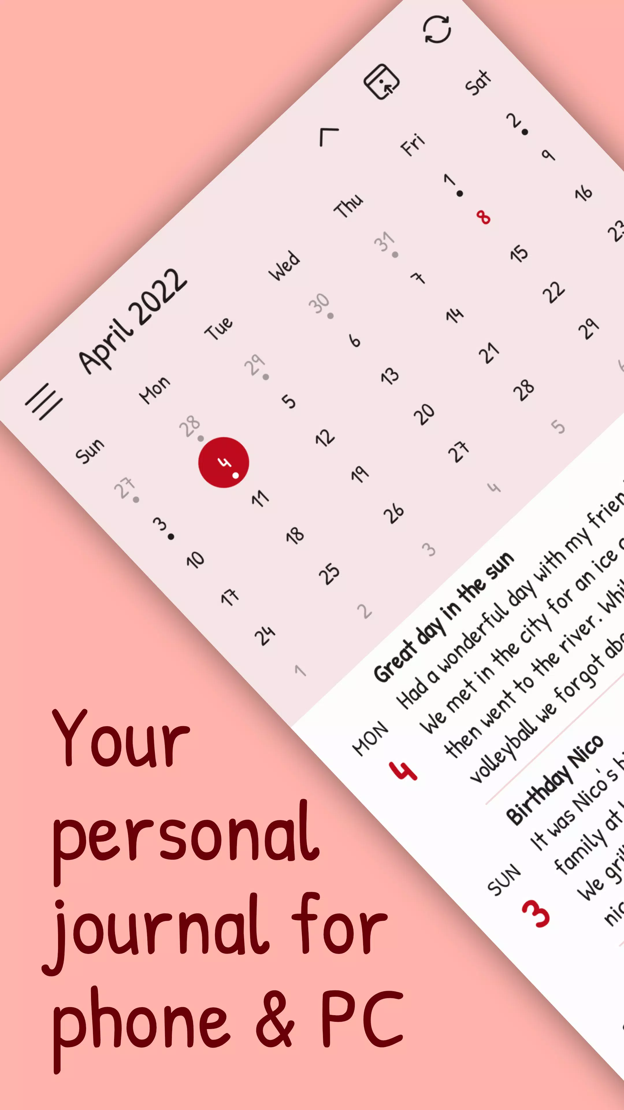 Diarium: Journal, Diary應用截圖第1張