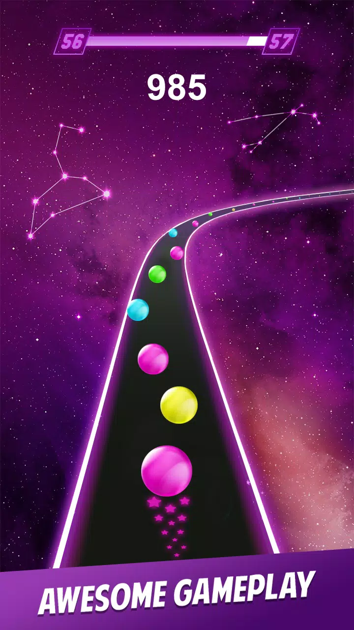 Dancing Ball Color Rush Game應用截圖第4張