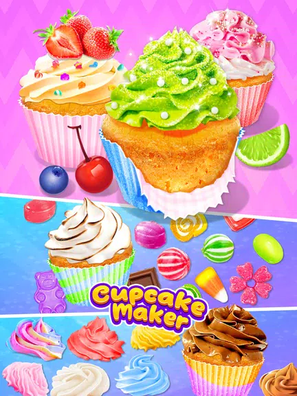 Cupcake Maker: Unicorn Cupcake 스크린샷 2