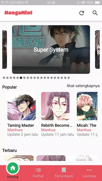 MangaMint - Baca Manga & Komik Bahasa Indonesia應用截圖第1張