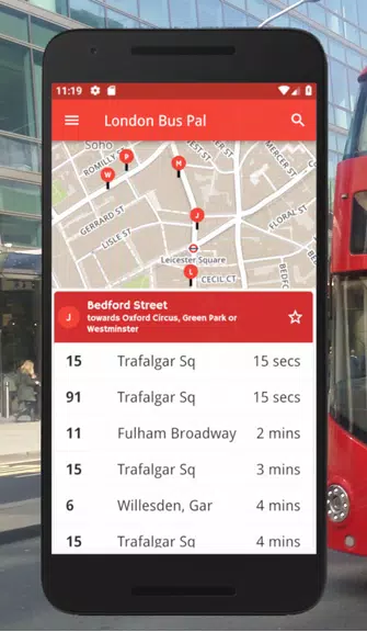 London Bus Pal: Live arrivals Capture d’écran 2