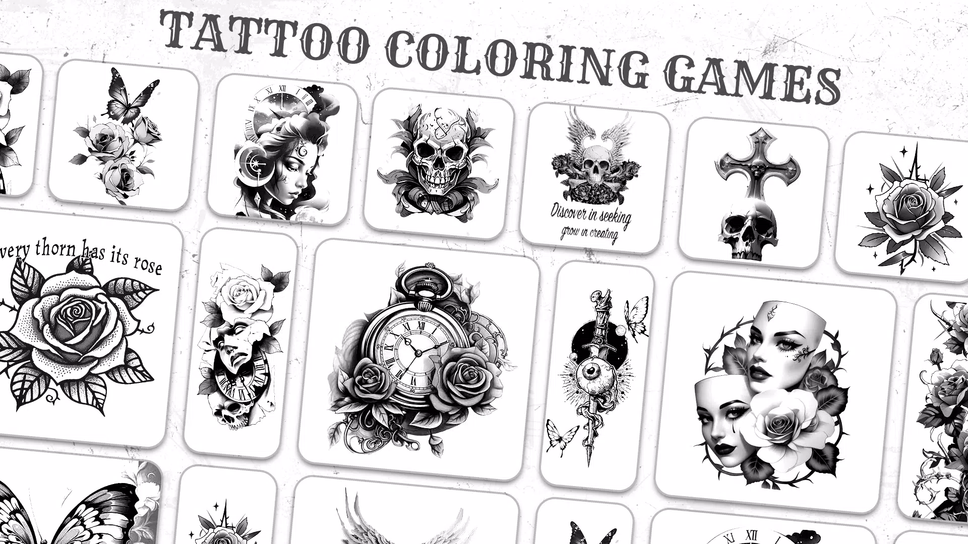 Tattoo Coloring games 스크린샷 2