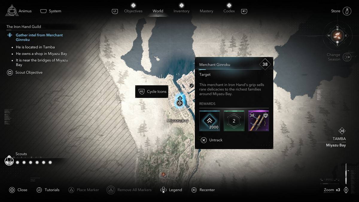 Todos los miembros del gremio de Iron Hand en Assassin's Creed Shadows Ginroku