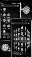 Moon Galaxy Theme Launcher Captura de pantalla 3