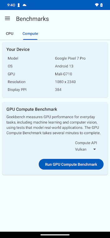 Geekbench 6 Capture d'écran 3