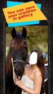 Horse With Girl Photo Suit 스크린샷 3