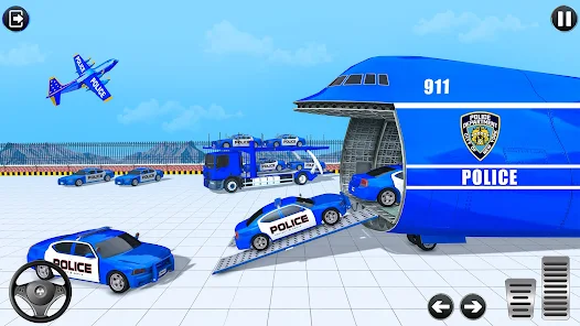 Police Multi Level Formula Car Parking Games 스크린샷 2