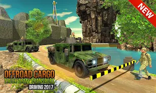 Offroad US Army Truck Driving應用截圖第2張