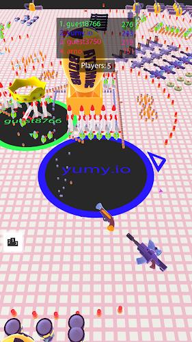 yumy.io - io - hole games स्क्रीनशॉट 4