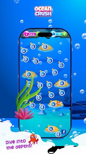 Ocean Crush Game - Match 3 스크린샷 3