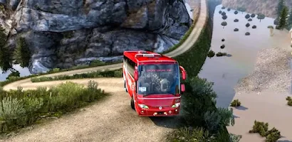 Coach Drive Simulator Bus Game Captura de tela 1